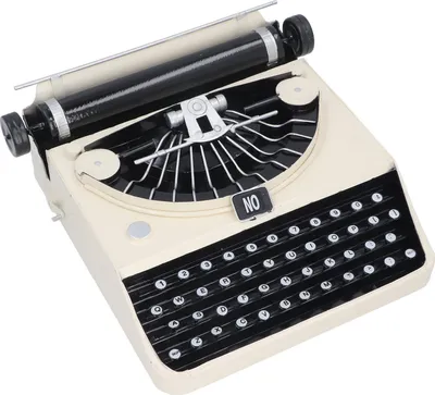 Produktbild von Vintage -Schreibmaschinenmodell handgefertigte Retro Reps Stress Relief Ornament Desktop Dekor für Studiosämter