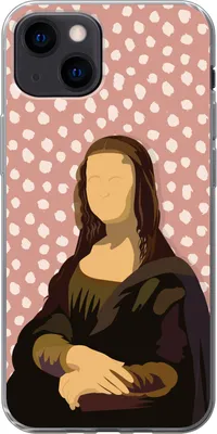 Produktbild von MuchoWow® Handyhülle Schutzhülle Hülle für Telefoonhoesje iPhone 13 mini Leonardo da Vinci - Alte Meister - Punkte - Vintage Silikon Softcase Handy Hülle - Softcase