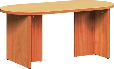 Productafbeelding van vidaXL Salontafel, donkerbruin, 80 x 39,5 x 35 cm, massief grenenhout