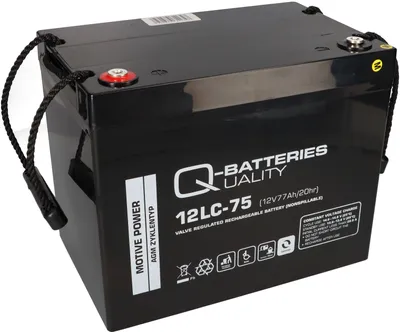 Immagine prodotto di Q-Batteries 12LC-75 / 12V - 77Ah batteria al piombo acido tipo AGM - Deep Cycle VRLA