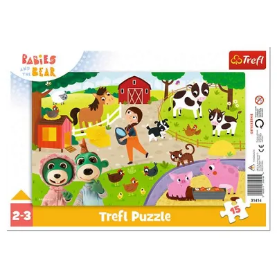 Obrázek produktu pro Trefl 31414, 15 kusů, Kreslené filmy, 2 rok/roky