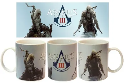 Produktbild von Assassins Creed Tasse mit Connor Motiv