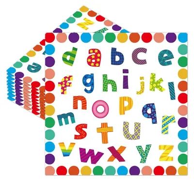 Servietten mit Alphabet-Motiv, 40 Stück, 33x33 cm, Einschulung