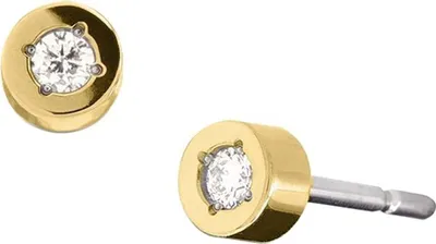 Boccia 05083-04 Diamant-Ohrstecker Ohrringe Titan goldplattiert 1