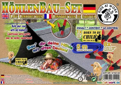 Produktbild von Kids at Work Baukasten Spielzeug Höhlen bauen kreatives Spiel