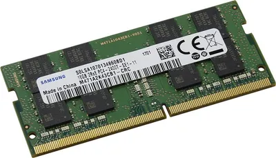 Produktbild von Samsung M471A2K43CB1-CRC, 16 GB, 1 x 16 GB, DDR4, 2400 MHz, 260-pin SO-DIMM