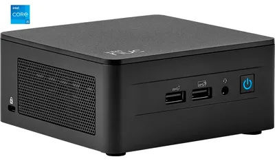 Produktbild von ASUS NUC 13 RNUC13L3HV500002I, Mini-PC Barebone, DDR4-SDRAM, Ethernet/LAN, Wi-Fi 6E (802.11ax), 120 W