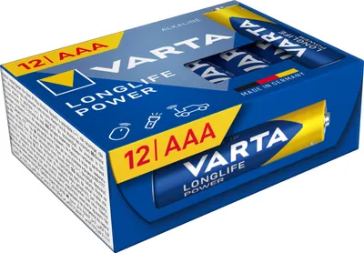 Immagine prodotto di Batterie alcaline Varta High Energy AAA, 12 pezzi