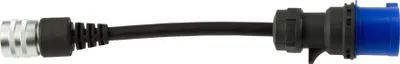 Produktbild von Juice Connector Adapter CEE32, 1-phasig (blau)