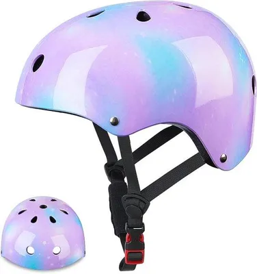 Productafbeelding van Verstelbare Beschermset voor Kinderen - Helm, Knie-, Elleboog- en Polsbeschermers voor Skateboarden en Fietsen