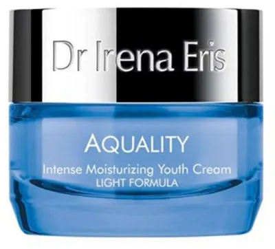 Imagen del producto de Crema hidratante intensiva anti-edad Aquality de la Dra. Irena Eris, para mujeres, 50 ml, crema, para todo tipo de piel, para uso diurno y nocturno, antiedad, antiarrugas, reafirmante, hidratante, suavizante