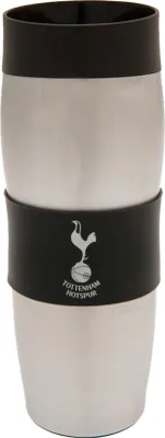Obrázek produktu pro Tottenham Hotspur FC - cestovní hrnek TA8456 (jedna velikost) (stříbrná/černá)