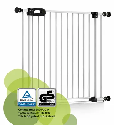 Productafbeelding van Türschutzgitter Merle 209-217 cm (FlatStep - Weiss), AI-gegenereerde afbeelding
