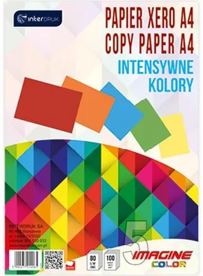 Obrázok produktu pre Farebný Kopírovací Papier A4 - 100 Listov