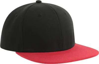 Image de Atlantis - Casquette Snapback Visière plate AB652 (Taille unique) (Noir/Rouge)