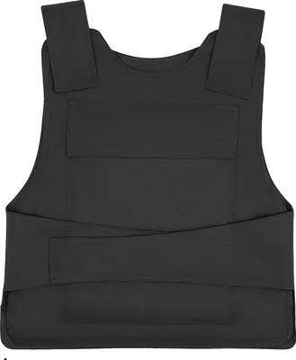 Imagen del producto de Chaleco antibalas, fabricado en acero manganeso resistente, ajuste regulable, color