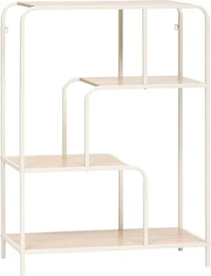 Produktbild von Curvy Konsole 2 Regale helles Holz