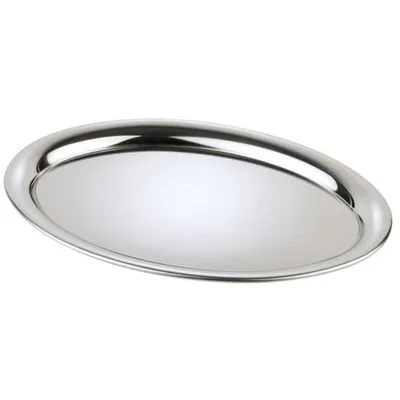 Immagine prodotto di APS 30111 APS Serviertablett KAFFEEHAUS, oval, Edelstahl matt