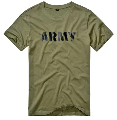 Produktbild von Brandit T-Shirt Herren T-Shirt Army oliv Basics 100% Baumwolle XXL