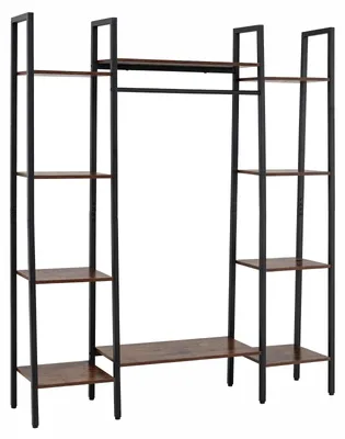 Produktbild von KOMFOTTEU Pflanzenständer mit Licht & Fernbedienung, Blumenständer mit Metallrahmen, dekoratives Pflanzenregal, multifunktionales Blumenregal, Pflanzenhalter für Wohnzimmer, Balkon, Garten
