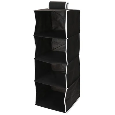 Zdjęcie produktu dla Wiszący organizer na ubrania, buty - 4 przegródki