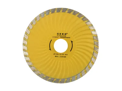 Image de Disque diamanté, TURBO PLUS, 125 x 22 mm, GEKO