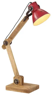 Produktbild von vidaXL Schreibtischlampe 25 W Rot 23x18x96 cm E27
