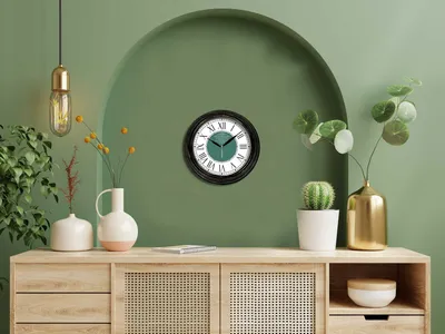Produktbild von Opviq, 121012 - Gsyh12Syh, Dekorative Wanduhr, Gold, 100 % KUNSTSTOFF, 30 x 30 cm