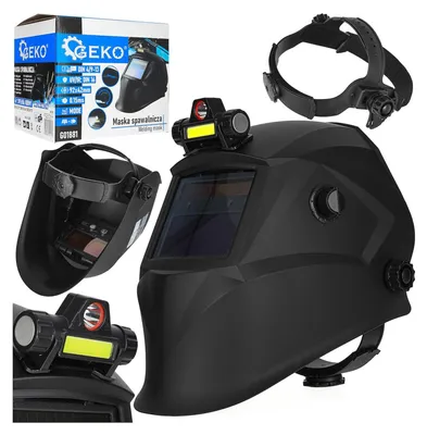 Immagine prodotto di Maschera automatica da saldatura con luce LED, casco da saladatura autoscurante ,Geko