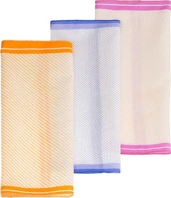 Produktbild von Taschentuch 30x30cm - 6er Set - 30x30 cm - 6Stück - Orange,Pink,Blau