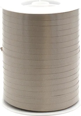 Produktbild von Geschenkband Ringelband 5mm x 500m Rolle Taupe