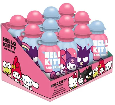 Image de Gourde en aluminium Hello Kitty 500 ml, 1 pièce (assortiment) HK50205 - Kids Euroswan