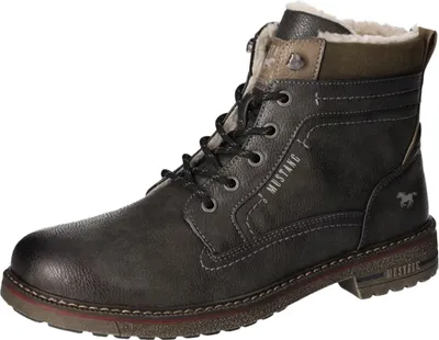 Produktbild von Mustang Herren Stiefelette Schnürboot mit Warmfutter 4201-602, Größe:41 EU, Farbe:Grau