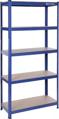 Image de In And OutdoorMatch Etagère Rylee - 90x40x180cm - 1 kit - Etagère de rangement - Métal - Capacité de charge 175 kg - Réglable