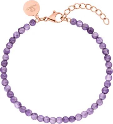 Produktbild von Purelei Damen Armband Amethyst PUR-Bracelet-Amethyst Rosegold 19 cm