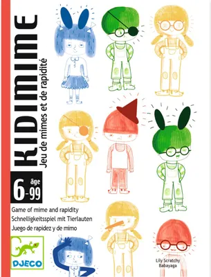 Obrázek produktu pro Karetní hra DJECO Kidimime - Hádej, kdo jsem já