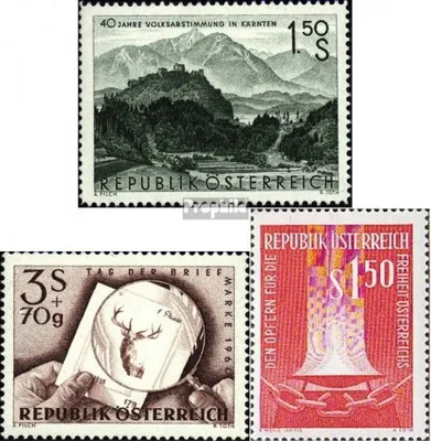 Produktbild von Briefmarken Österreich 1960 Mi 1082,1083,1084 (kompl.Ausg.) postfrisch Sondermarken