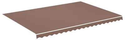 Produktbild von vidaXL Ersatzstoff für Markise Braun 480x345 cm Polyester