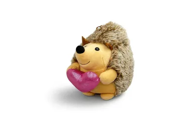 Produktbild von Plüschtier Igel 20 cm mit Herz – Weiches Kuscheltier, Stofftier