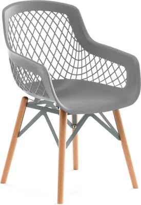 Produktbild von Stuhl Minimalist 2er-Set Grau