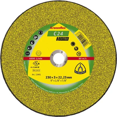 Produktbild von KLINGSPOR C24EX Scheibe 230x3x22 STEIN BETON