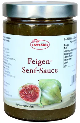 Immagine prodotto di Salsa di senape ai fichi Lazzaris 710g