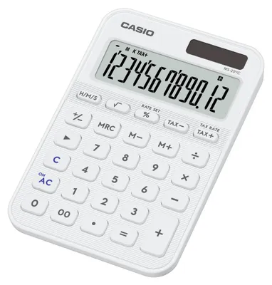 Produktbild von Kalkulačka stolná Casio MS 20 YC WE biela