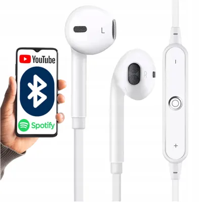 Produktbild von Kabellose In-Ear-Bluetooth-Kopfhörer mit Mikrofon für Sport Weiß BLOW