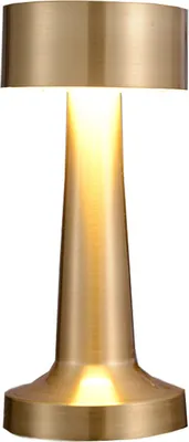 Image de (Or) Lampe de chevet en métal, lampe de chevet avec recharge USB, lampe de bureau, lampe de chevet avec 3 niveaux de luminosité pour chambre, salon, bureau à domicile, éclairage de restaurant