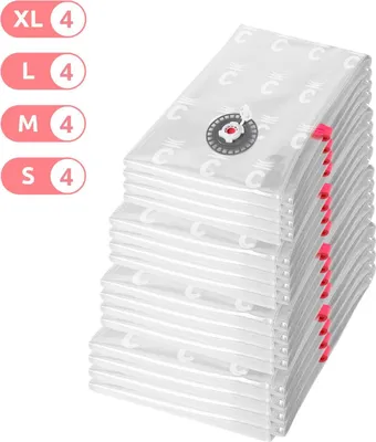 Immagine prodotto di Sacchetto per compattatori Aspispace Big Set 16 pezzi, 4× S + 4× M + 4× L + 4× XL