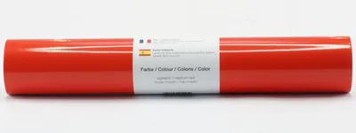 Produktbild von Kreativplotter Vinylfolie glänzend SIGNALROT 30,5x300 cm