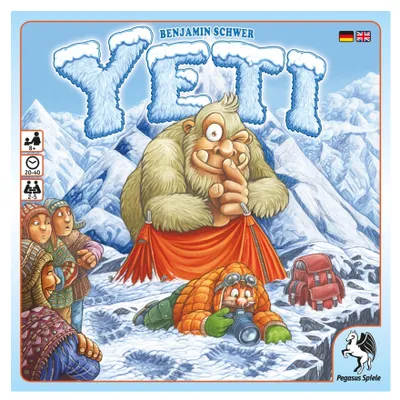Produktbild von Pegasus Yeti, Brettspiel, Reisen/Abenteuer, 8 Jahr(e), Familienspiel