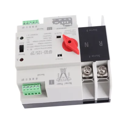 Obrázok produktu pre Automatický prenosový spínač, dvojitý prenosový spínač, 2P automatický prenosový spínač, prenosový spínač, prenosový spínač, príslušenstvo generátorov