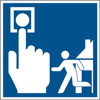 Produktbild von Dreifke® Hinweisschild, Hausalarm, 150 x 150 mm, Folie, langnachleuchtend, Fo...